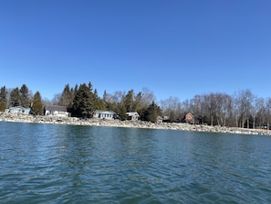 View from the lake in early spring 