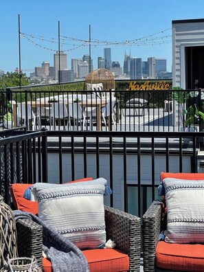 Incredible views from House 1's rooftop