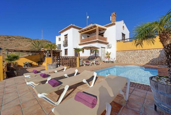 Beautiful villa with private pool and terrace with panoramic sea views