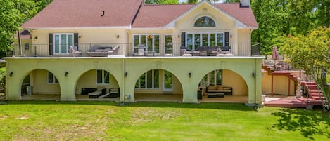 Lake side of house