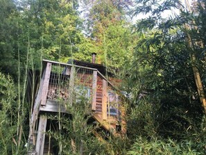 Bamboo Roost Outdoor Stairway