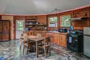 Wooden Yurt Kitchen