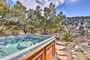 Cabin Exterior | Private Hot Tub