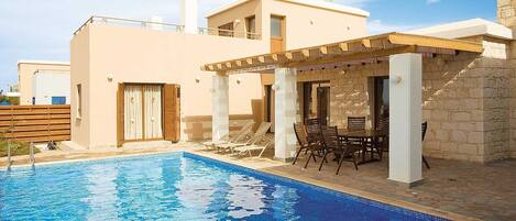 Luxury Paphos Villa | Villa Coral Olympus Poseidon | 3 Bedroom Villa | Perfect for Families | Central Location