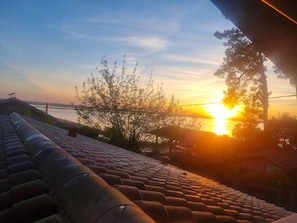 Blick von der Unterkunft