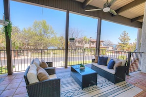 Views of Lake LBJ from Patio Deck