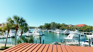 View of the Marina from Private Balcony