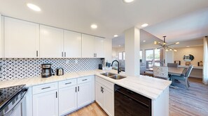 Kitchen with Pass-Through Window