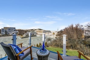 View from deck off the upper level King Bedroom - 74 E Bay View Road Dennis Cape Cod - New England Vacation Rentals