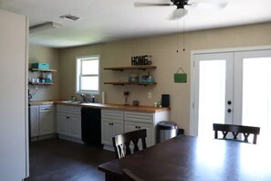 Dining room / kitchen from side of living room