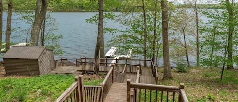 Stairs to the Dock and Lakefront