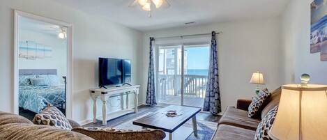 Step into a world of coastal enchantment in our condo unit, conveniently placed just across from beach access. Enjoy the mesmerizing views of the ocean that make every moment unforgettable.