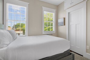 Bright and cheerful spaces with large windows and abundant natural light.