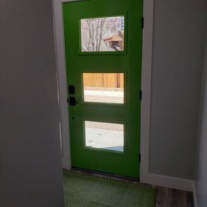 Apple Green Front Door - Entrance