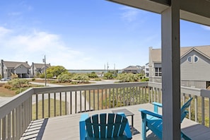 View of Topsail Sound from the front deck
