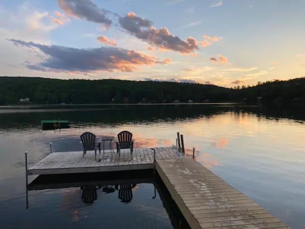 Sunsets from the large dock