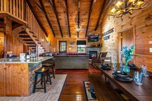Walk in to be greeted by beautiful rustic charm.