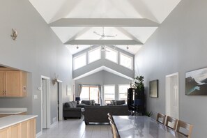 Entrance from upper back deck