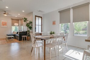 Experience the pleasure of hosting in our welcoming open floor plan, designed to create unforgettable moments for you and your guests during your Nashville getaway!