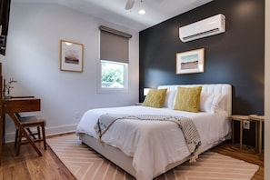 Experience blissful nights on our luxurious queen-size memory foam mattress in the primary suite!