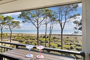 Coffee, drinks or dinner on the balcony with this amazing 180 degree view!