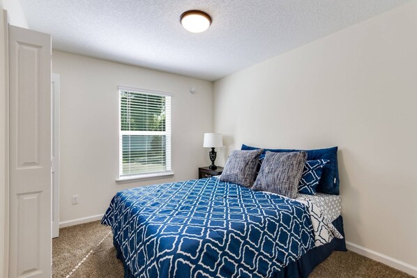 Cozy Queen Bed with Memory Foam Mattress