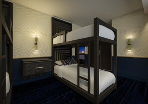 Unit with 2 comfortable Double size bunk beds