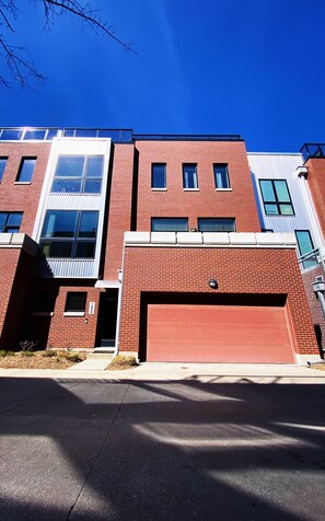 Three story townhome exterior