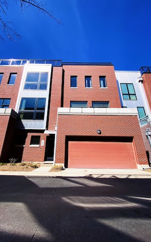 Three story townhome exterior