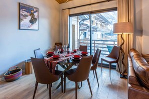 Dining table seats up to 8