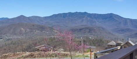 Mt. LeConte And The Great Smoky Mountains National Park Right From The Deck!