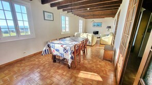 living room - dining room