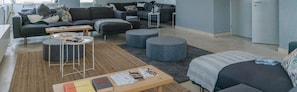 Floor Lounge with Television, Microwaves, kettle, toaster & more!