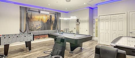 Star Wars Theme Games Room with LEDs