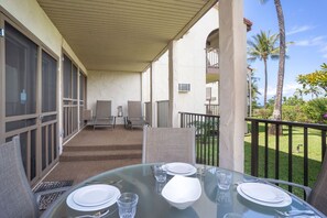 Expansive private lanai.