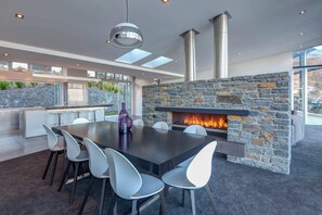 Your table to seat 10 people in our family accommodation in Queenstown