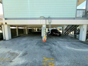 Covered parking for two cars