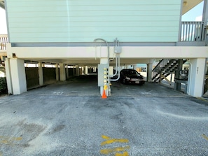 Covered parking for two cars