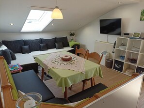 Ferienwohnung mit  Alpenblick-Wohnbereich