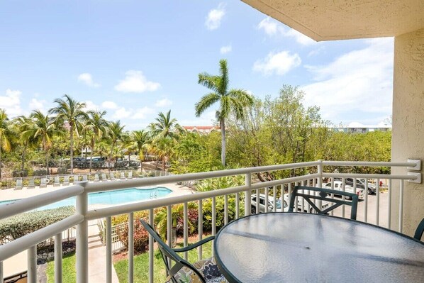 Balcony View of Pool