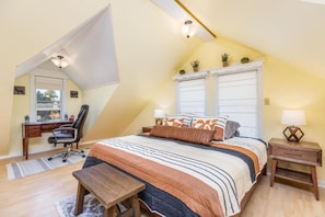Full light bedroom