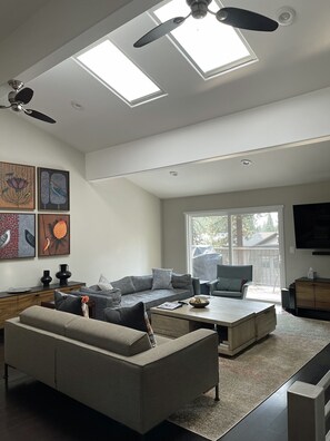 Plenty of room to spread out and enjoy the light airy feel of the living area. 