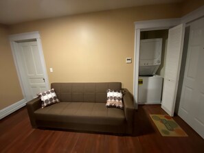 Apt 3C couch and washer/dryer