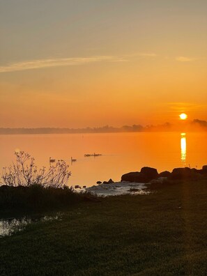 Sunrise from the bike path