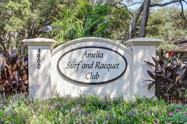 Surf a Wave is located in the beautiful Amelia Surf and Racquet Club Complex.
