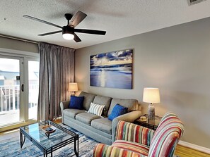 Living Area with Sofa Sleeper