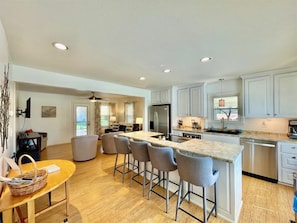 Comfortable bar stools at Breakfast Bar for 4