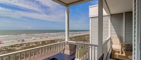 Panoramic Ocean Views from Porch