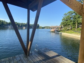 Boat Dock on property 