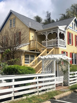 New staircase up to you balcony/front porch.
